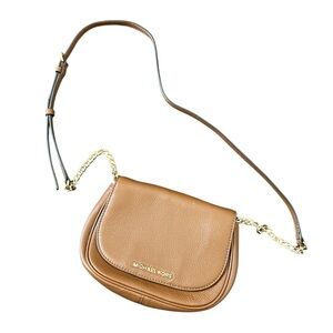 Michael Kors Tan Leather Crossbody Bag